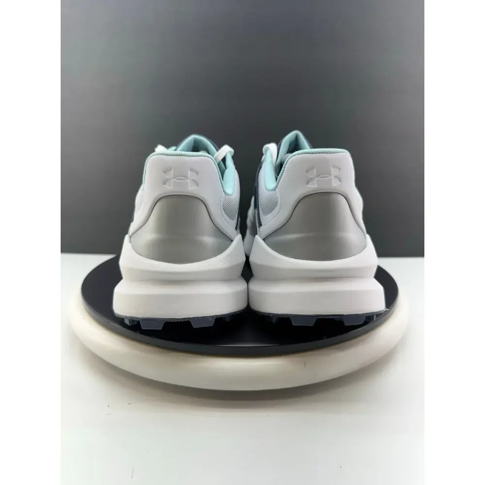 Under Armour UA Forge 96 Golf Shoes Mens 11.5 Gray Blue Sample 3028922-102‎ Rare